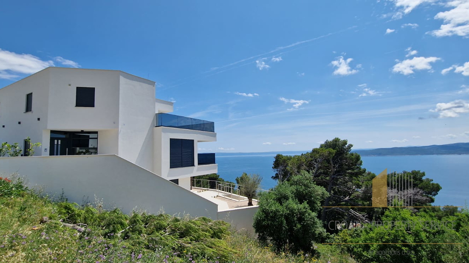 Modern luxury villa with panoramic sea view - Brela!