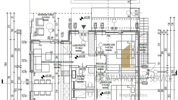 Terreno edificabile con progetto e permesso per una villa con piscina - Vir!