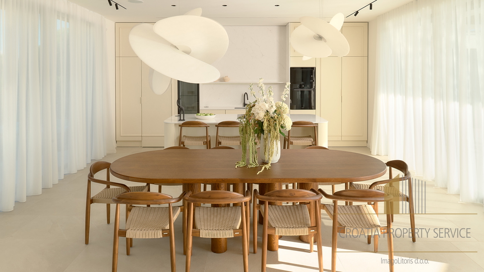 Exklusive moderne Villa mit Panoramablick auf das Meer – Primošten!