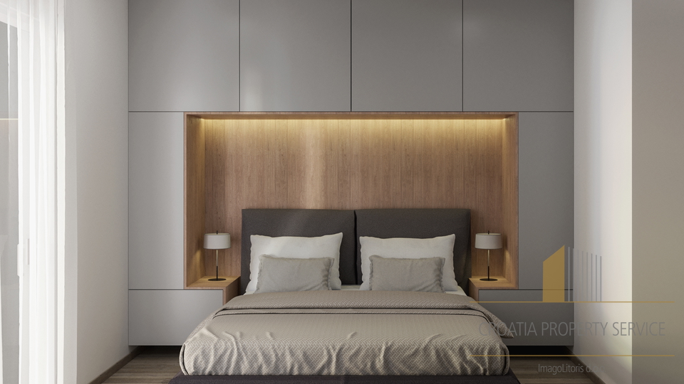 Modern penthouse with sea view – Čiovo, 150 m from the beach!