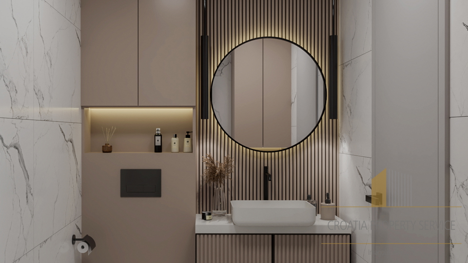 Modern penthouse with sea view – Čiovo, 150 m from the beach!