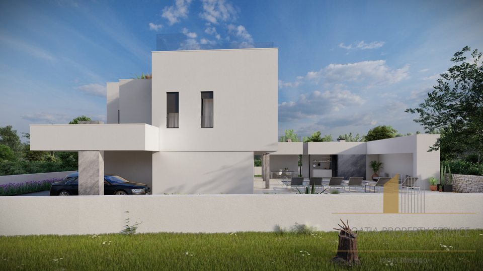 Luxusvilla mit Pool und Dachterrasse in der Nähe von Zadar!