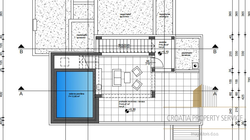 Luxusvilla mit Pool und Dachterrasse in der Nähe von Zadar!