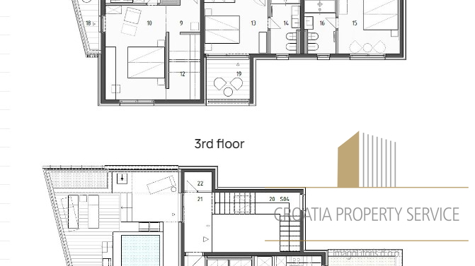 Luxury residential building with a beautiful view of the city and the sea - Dubrovnik!