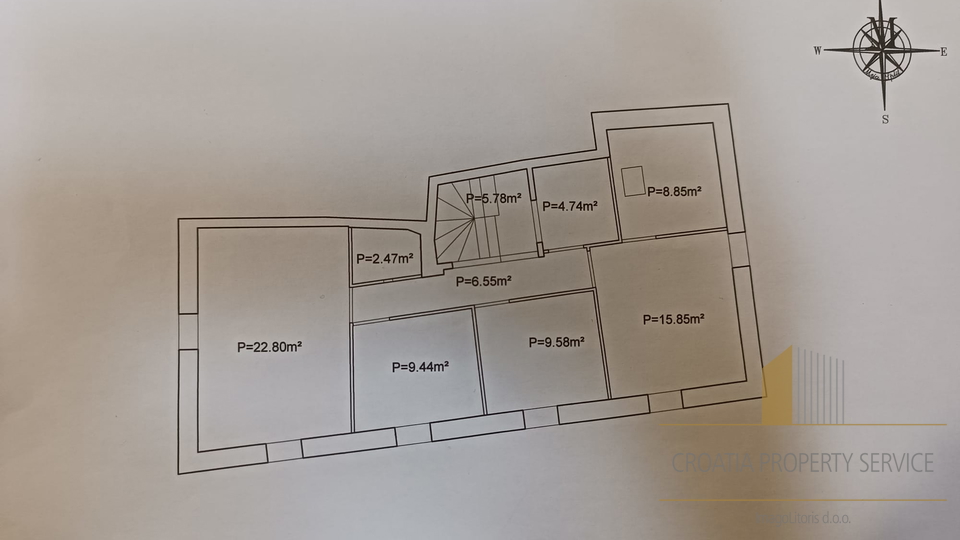 Stan od 80 m2 na iznimnoj lokaciji u samom centru grada - Split!