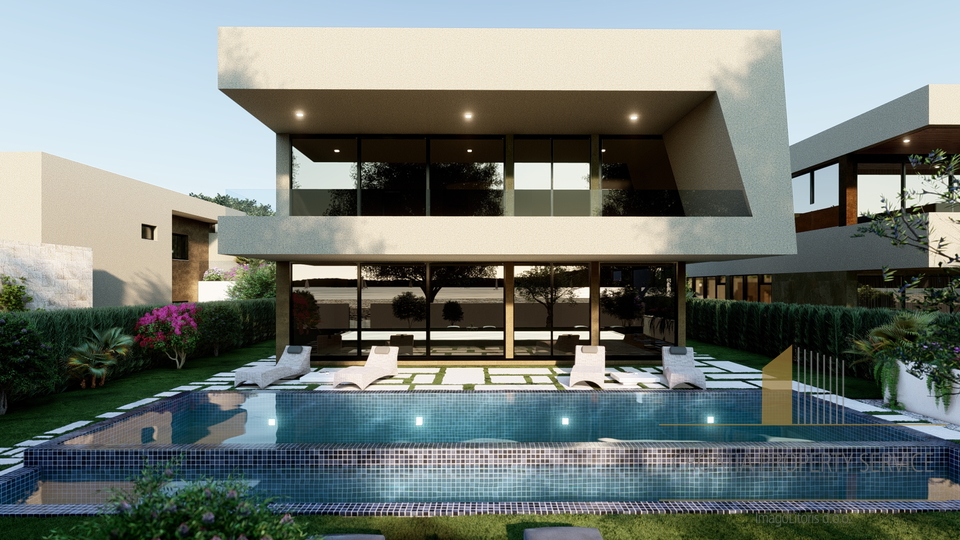 Modern luxury villa in a exclusive location by the beach - Zaton!