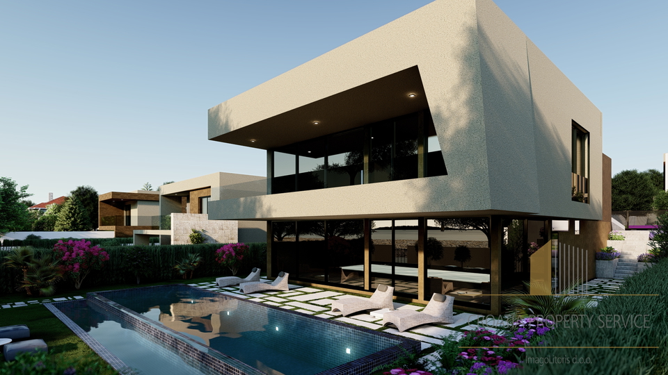 Modern luxury villa in a exclusive location by the beach - Zaton!