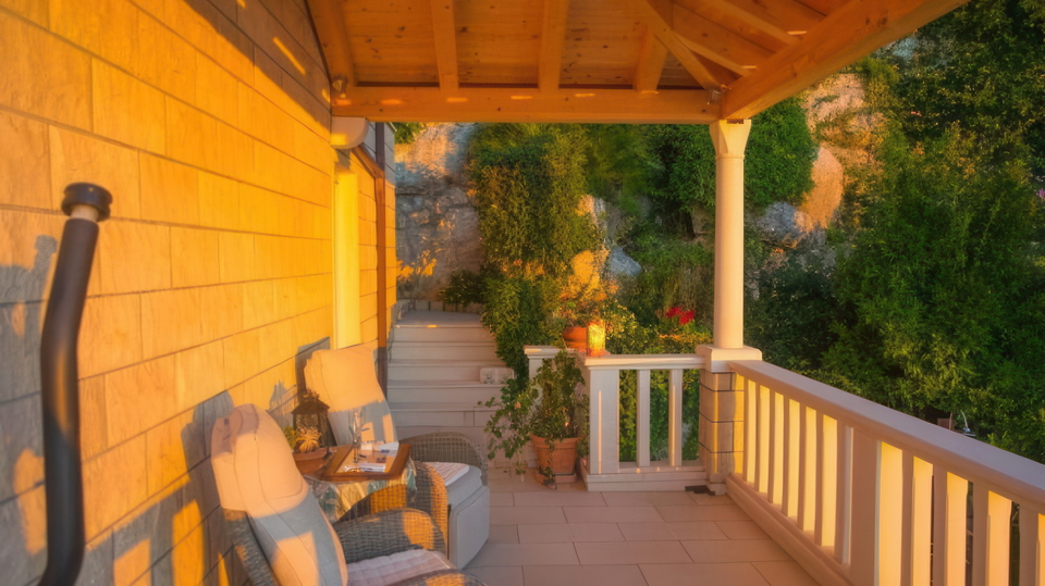 Beautiful villa in the first row by the sea and a beautiful beach near Dubrovnik&excl;