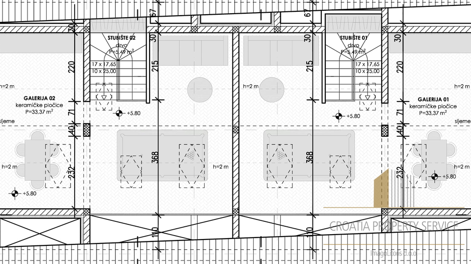 Edificio in ottima posizione a 400 m dal mare a Kaštel Štafilić!