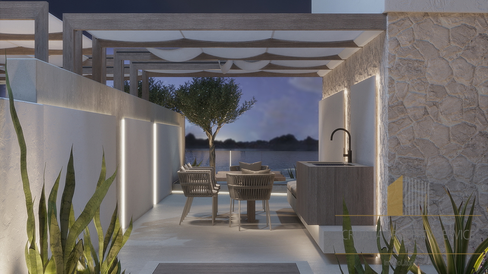 Meravigliosa ed elegante villa di prima fila sul mare - Sukošan!