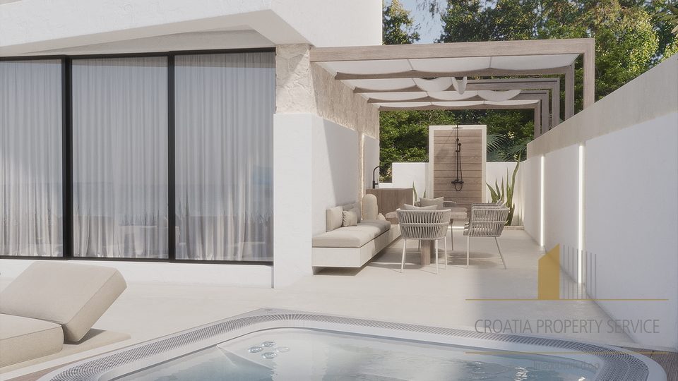 Meravigliosa ed elegante villa di prima fila sul mare - Sukošan!
