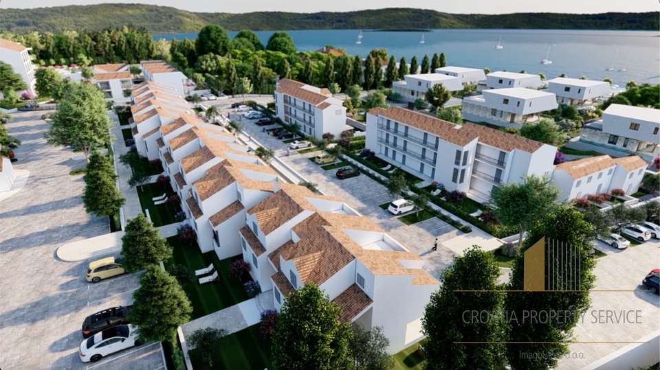 One-room apartment with a garden in a luxury resort 100 m from the sea - Sv. Filip Jakov!