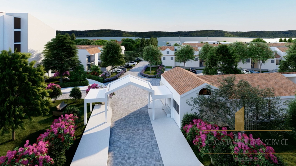 One-room apartment with a garden in a luxury resort 100 m from the sea - Sv. Filip Jakov!