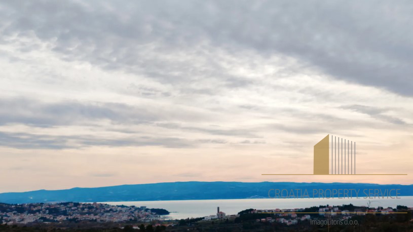 Baugrundstück mit wunderschönem Blick auf das Meer in der Nähe von Split!
