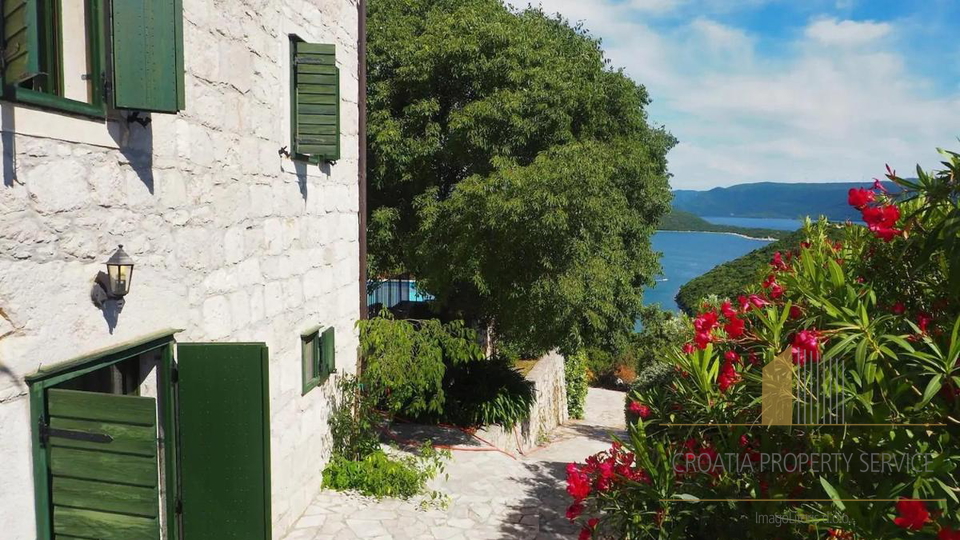 Two beautiful stone houses with a sea view and the Pelješac peninsula!