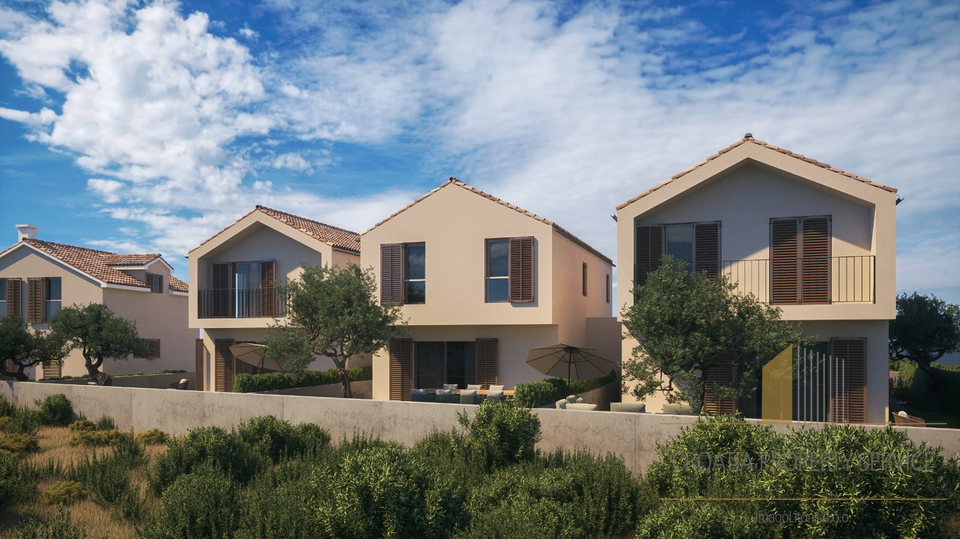 Spacious two-story apartment in a new building near Šibenik!