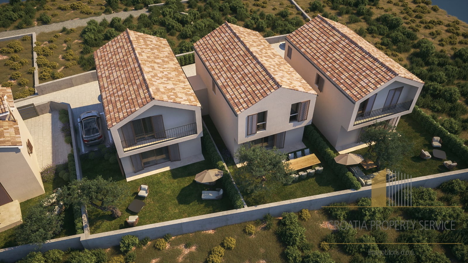 Spacious two-story apartment in a new building near Šibenik!