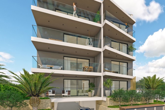 Apartment in a luxurious new building with a view of the sea on the island of Čiovo!