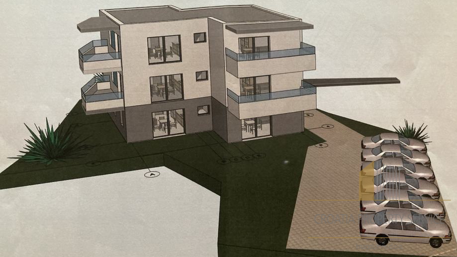 Gradbena parcela v Ražnjah z idejno zasnovo
