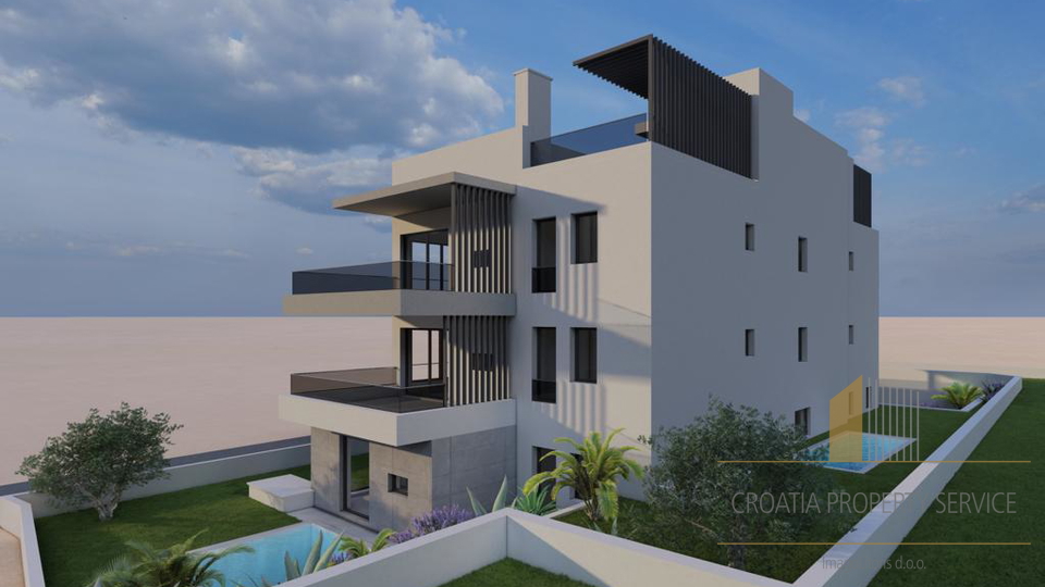 Luxury apartment in a great location 140 m from the sea on the island of Čiovo!