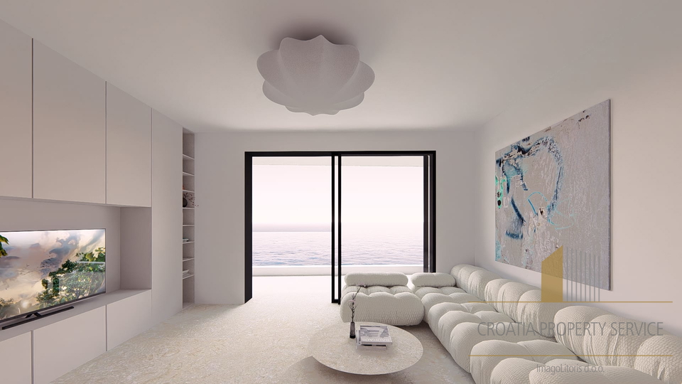 Ekskluzivni penthouse v novogradnji v Primoštenu – pogled na morje, garaža, blizu centra!