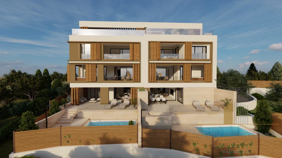 Luksuzni penthouse s panoramskim pogledom na more – Primošten!