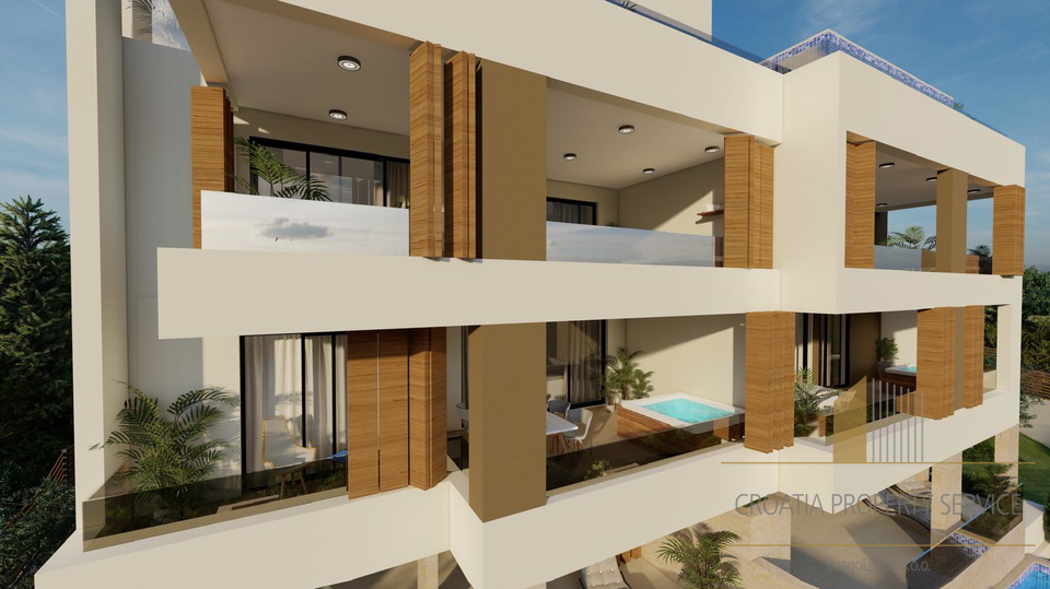 Luksuzni penthouse s panoramskim pogledom na more – Primošten!