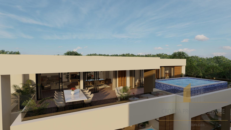 Luksuzni penthouse s panoramskim pogledom na more – Primošten!