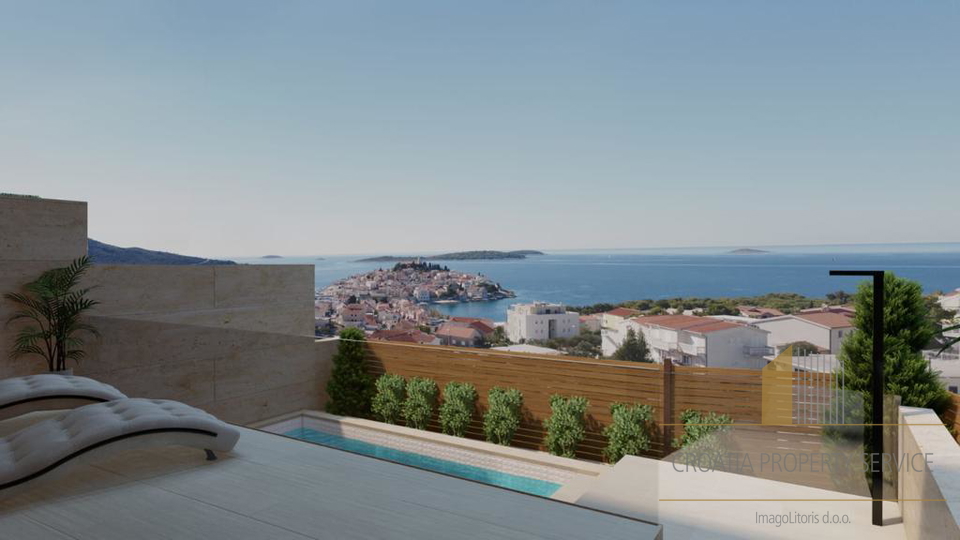 A wonderful apartment with an elegant garden and swimming pool 350 m from the sea - Primošten!