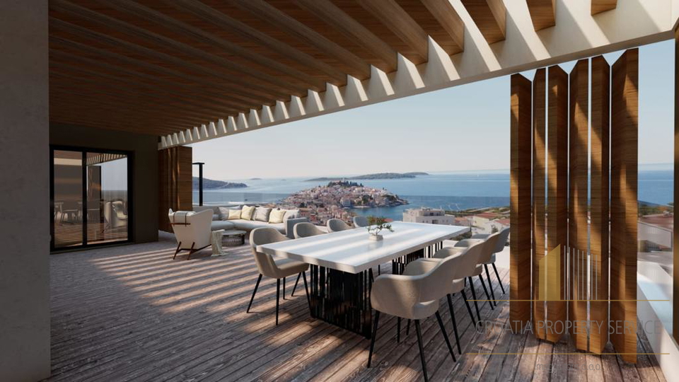 A wonderful apartment with an elegant garden and swimming pool 350 m from the sea - Primošten!