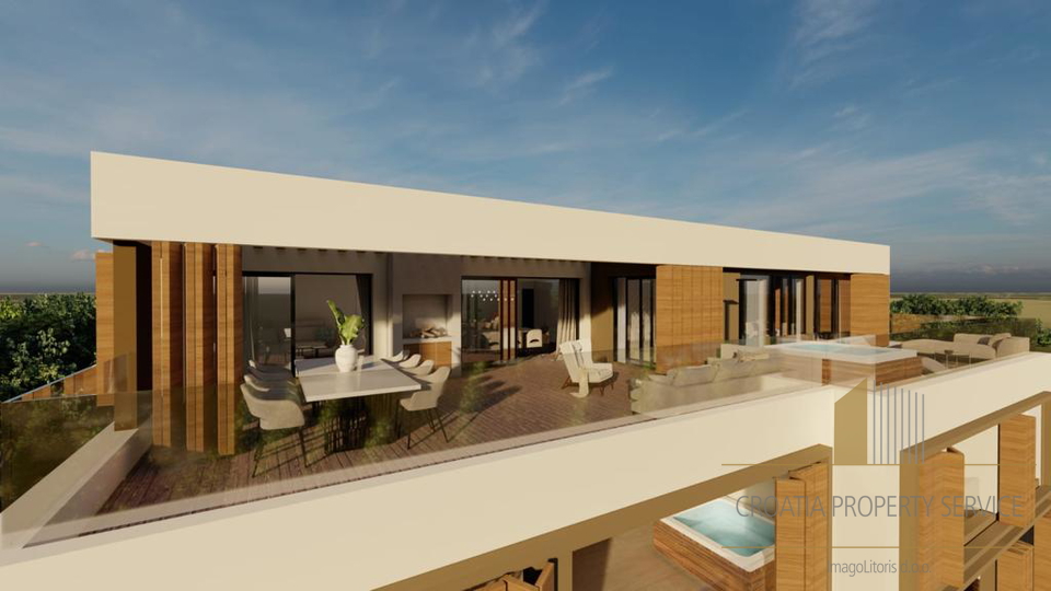 A wonderful apartment with an elegant garden and swimming pool 350 m from the sea - Primošten!