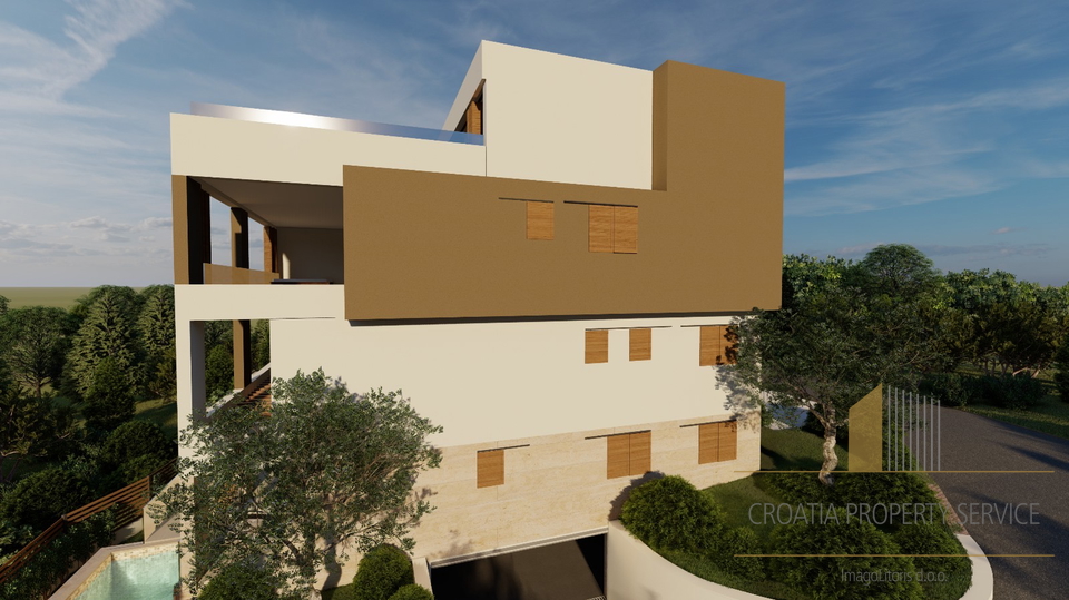 A wonderful apartment with an elegant garden and swimming pool 350 m from the sea - Primošten!