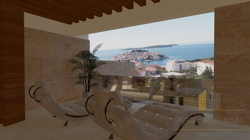A wonderful apartment with an elegant garden and swimming pool 350 m from the sea - Primošten!