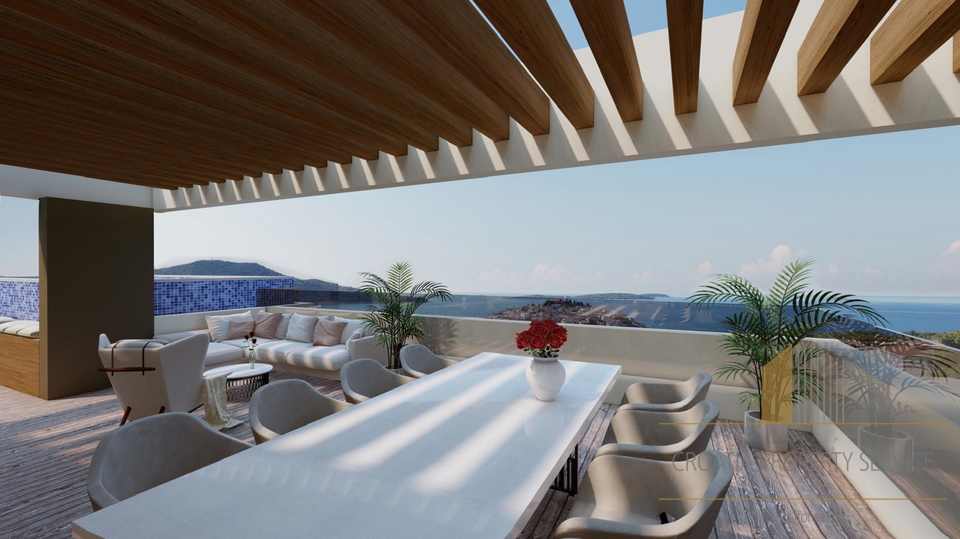A wonderful apartment with an elegant garden and swimming pool 350 m from the sea - Primošten!
