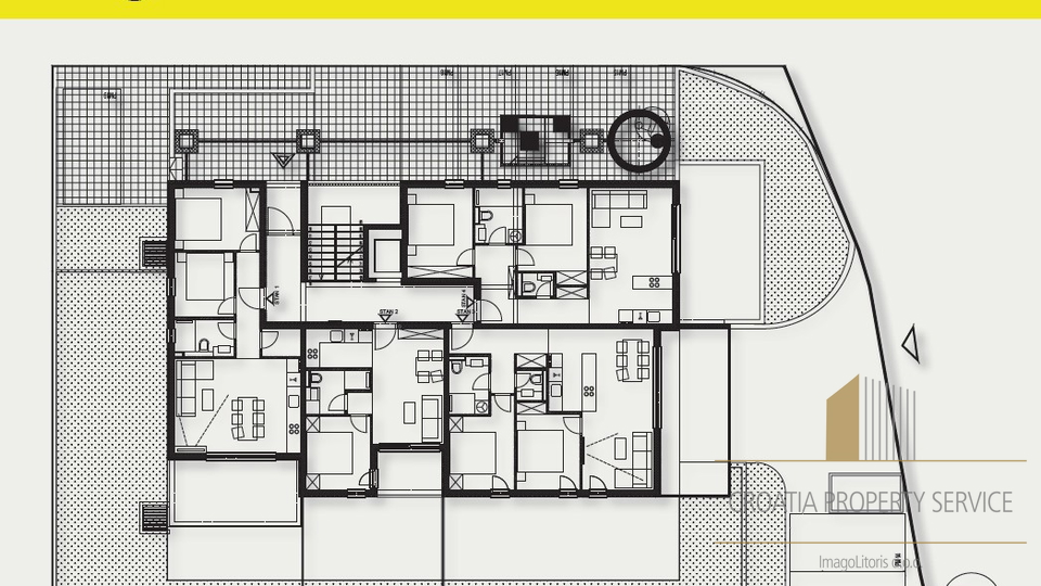 Luxuriöses Penthouse mit Dachterrasse und Meerblick auf der Insel Čiovo!
