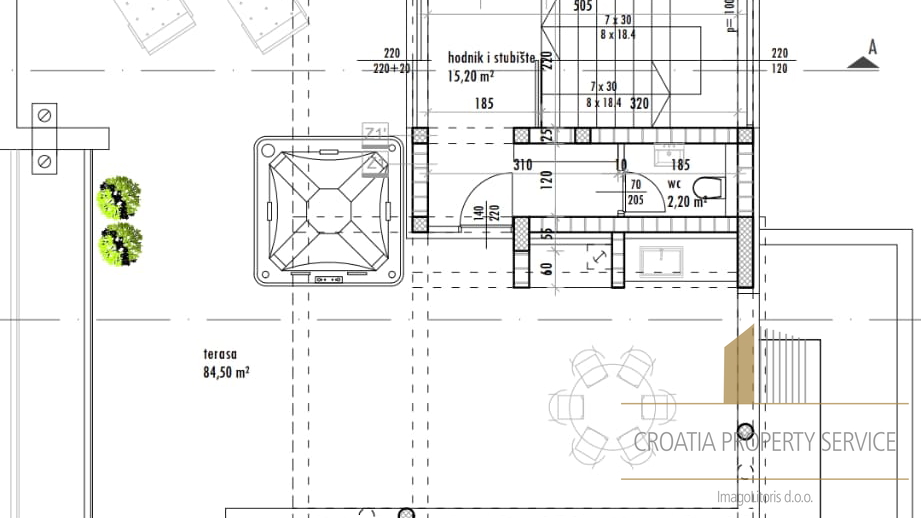 Luxury villa under construction 100 m from the sea near Zadar!