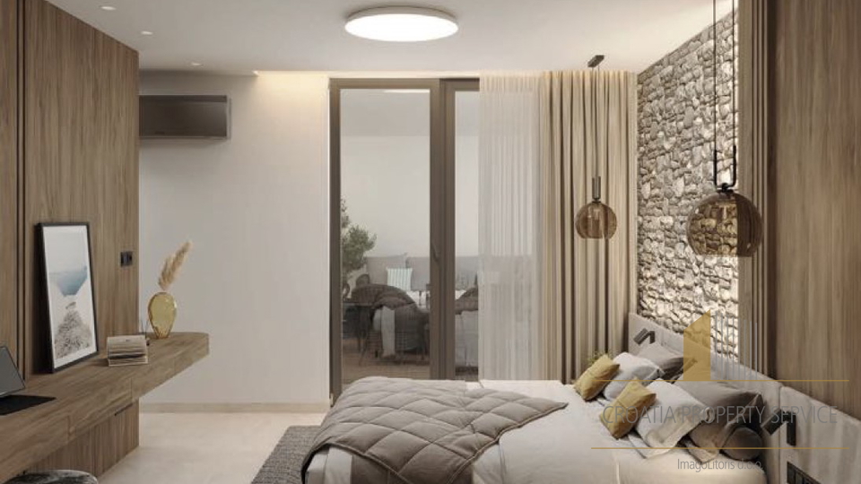 Zweistöckiges Penthouse mit Meerblick in Rogoznica!