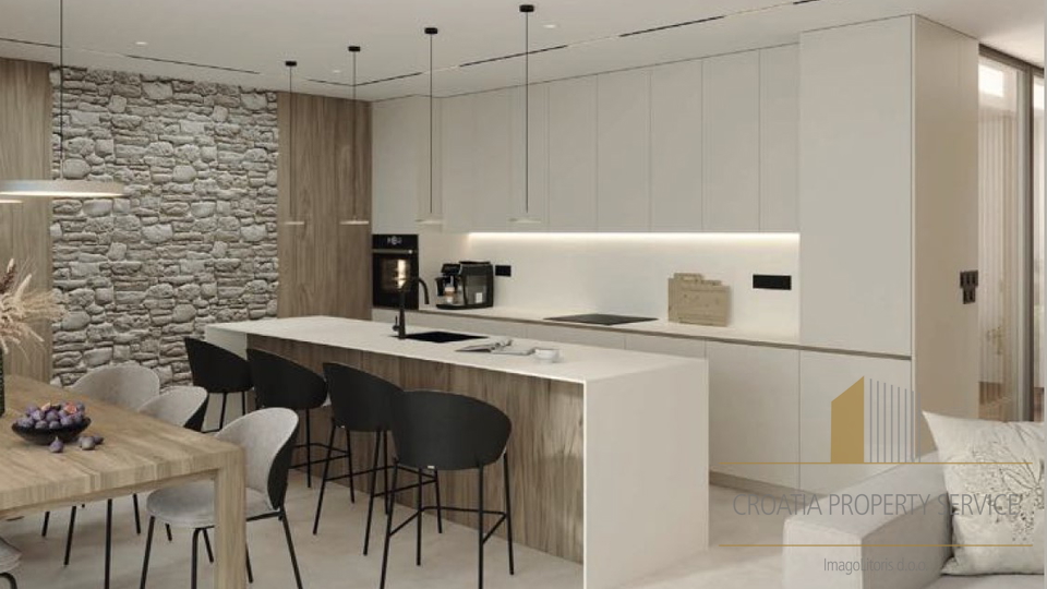 Zweistöckiges Penthouse mit Meerblick in Rogoznica!