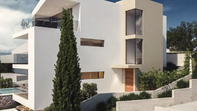 Moderna oblikovalska vila le 100 metrov od morja v okolici Rogoznice&excl;