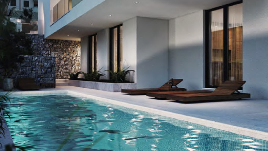 Moderna oblikovalska vila le 100 metrov od morja v okolici Rogoznice&excl;