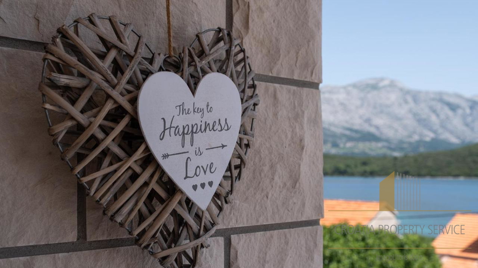 Apartmenthaus mit Meerblick auf der Insel Korčula!