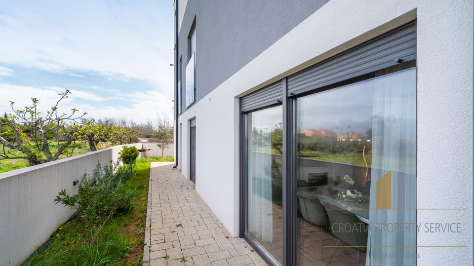 Schöne Wohnung mit Garten in einem modernen Neubau - Zaton, Nin!