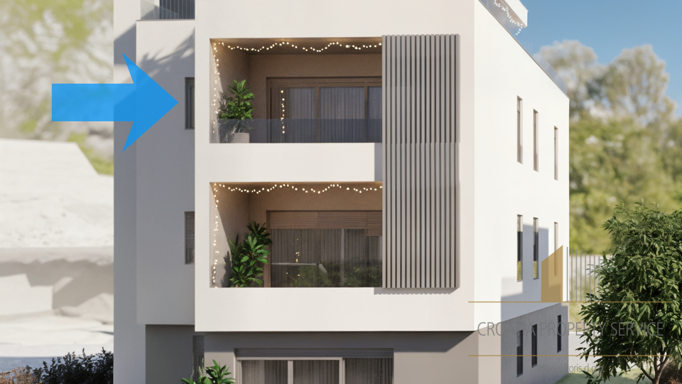 Čudovito trisobno stanovanje v sodobni novogradnji – Kaštel Stari!