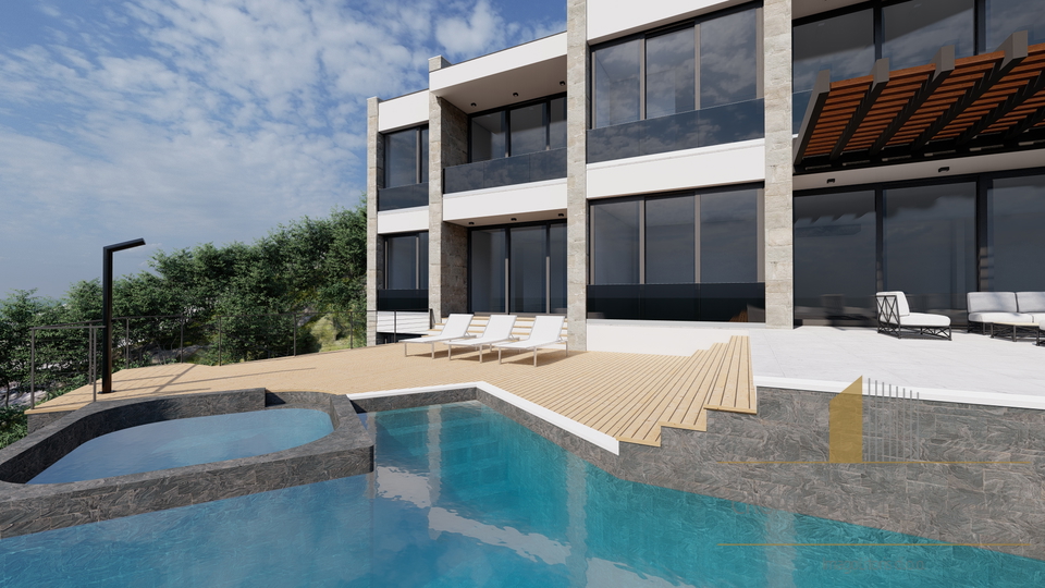 Eine einzigartige Villa in exklusiver Lage, erste Reihe zum Strand – Omiška Riviera! Exklusiver Verkauf!