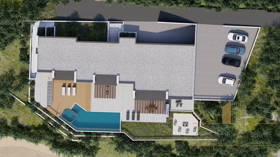 Eine einzigartige Villa in exklusiver Lage, erste Reihe zum Strand – Omiška Riviera! Exklusiver Verkauf!