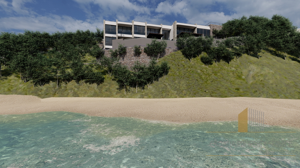 Eine einzigartige Villa in exklusiver Lage, erste Reihe zum Strand – Omiška Riviera! Exklusiver Verkauf!
