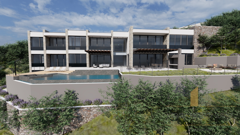 Eine einzigartige Villa in exklusiver Lage, erste Reihe zum Strand – Omiška Riviera! Exklusiver Verkauf!