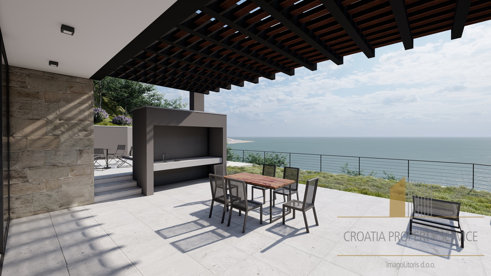 Eine einzigartige Villa in exklusiver Lage, erste Reihe zum Strand – Omiška Riviera! Exklusiver Verkauf!