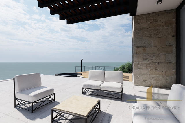 Eine einzigartige Villa in exklusiver Lage, erste Reihe zum Strand – Omiška Riviera! Exklusiver Verkauf!