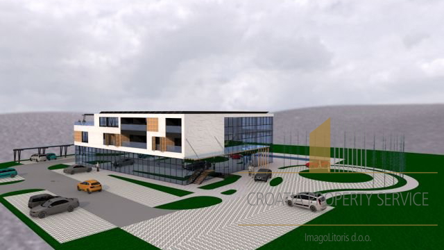 HOTEL IN CONSTRUCTION SITUATED ON THE LAND SURFACE 3881 SQM, ACCOMMODATION WITH THE HIGHEST TRAFFIC ROAD OF SPLIT - DALMATIAN COUNTY! SPLIT!